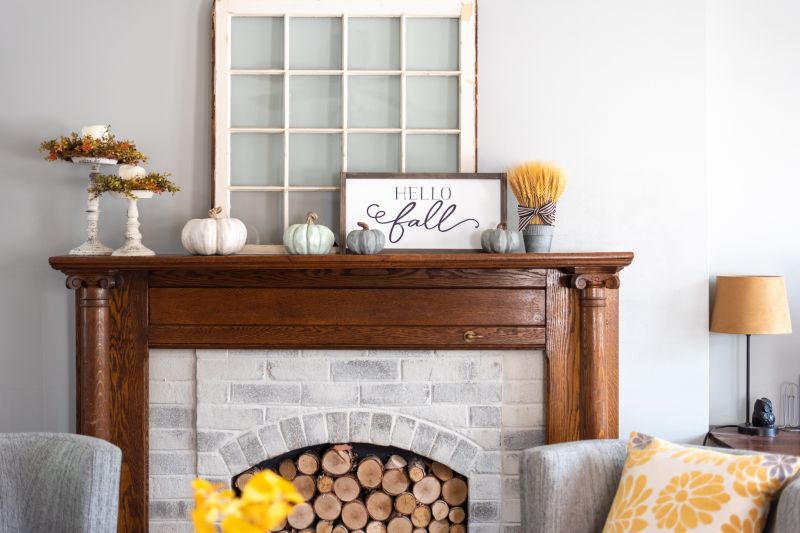 Elegant Wooden Mantels