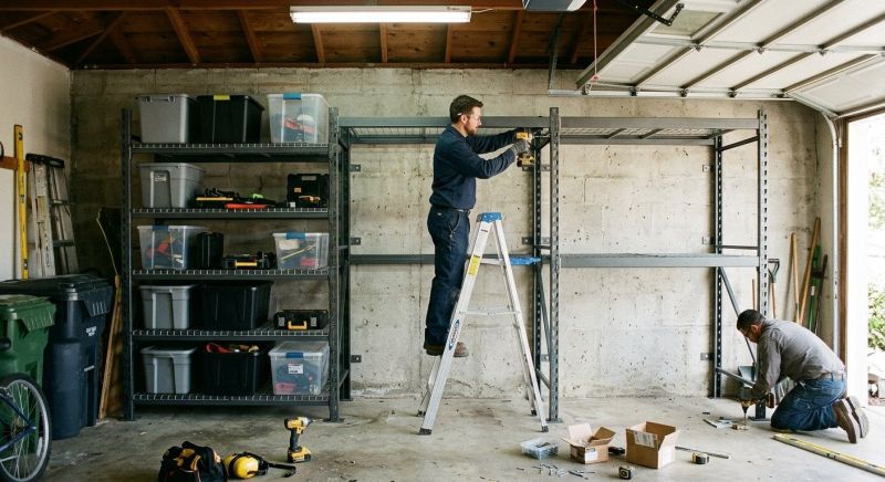 Garage Tool Rack Installation in Silver Spring, MD