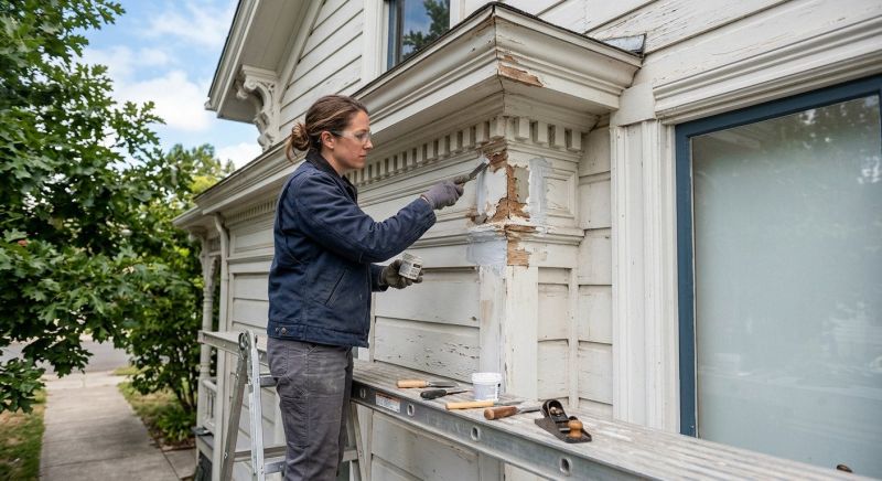 Wooden Eaves Repair in Overland Park, KS